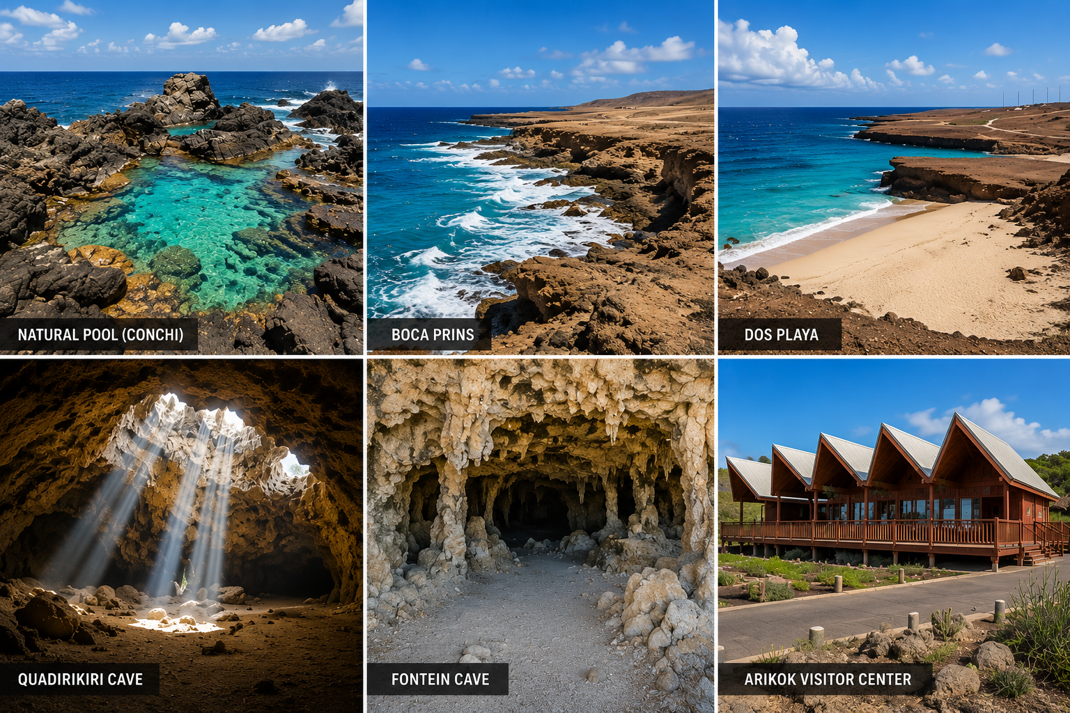Interactive Aruba tourist map